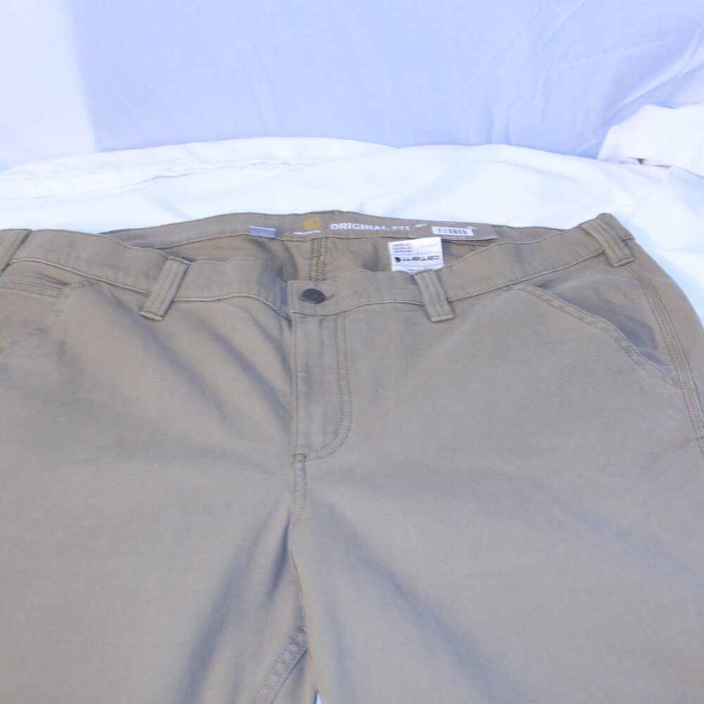 Carhartt Sz 18W Regular Beige Crawford Original Fit Straight Leg Pant 102080-257 - Picture 4 of 8